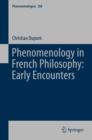 Image for Phenomenology in French philosophy: early encounters : 208