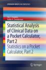 Image for Statistical analysis of clinical data on a pocket calculator.