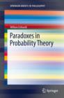 Image for Paradoxes in probability theory