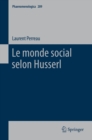 Image for Le monde social selon Husserl