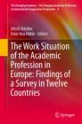 Image for The work situation of the academic profession in Europe: findings of a survey in twelve countries : 8