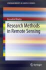Image for Research methods in remote sensing