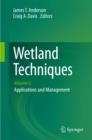 Image for Wetland techniquesVolume 3,: Applications and management