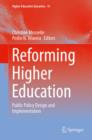 Image for Reforming higher education: public policy design and implementation