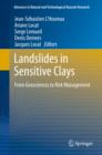 Image for Landslides in sensitive clays: from geosciences to risk management