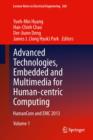 Image for Advanced technologies, embedded and multimedia for human-centric computing: HumanCom and EMC 2013
