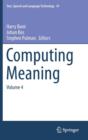Image for Computing Meaning : Volume 4