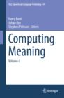 Image for Computing meaning. : volume 47