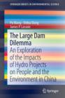 Image for The large dam dilemma  : an exploration of the impacts of hydro projects on the people and the environment in China