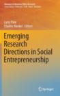 Image for Emerging research directions in social entrepreneurship