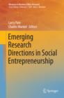 Image for Emerging research directions in social entrepreneurship : 4