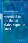 Image for Precedent in the United States Supreme Court : volume 33