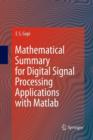 Image for Mathematical Summary for Digital Signal Processing Applications with Matlab