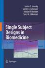 Image for Single Subject Designs in Biomedicine