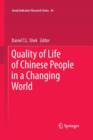 Image for Quality of Life of Chinese People in a Changing World