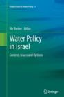 Image for Water Policy in Israel : Context, Issues and Options