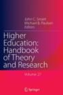 Image for Higher education  : handbook of theory and researchVolume 27