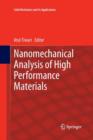 Image for Nanomechanical Analysis of High Performance Materials