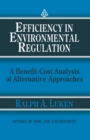 Image for Efficiency in Environmental Regulation: A Benefit-Cost Analysis of Alternative Approaches