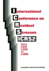 Image for International Conference on Residual Stresses