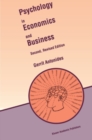 Image for Psychology in Economics and Business: An Introduction to Economic Psychology