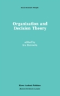 Image for Organization and Decision Theory