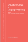 Image for Linguistic Structure in Language Processing
