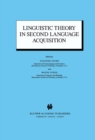 Image for Linguistic Theory in Second Language Acquisition