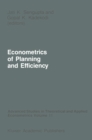 Image for Econometrics of planning and efficiency
