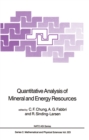 Image for Quantitative Analysis of Mineral and Energy Resources