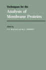 Image for Techniques for the analysis of membrane proteins