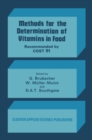 Image for Methods for the determination of vitamins in food: recommended by COST 91