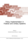 Image for Policy Implementation in Federal and Unitary Systems: Questions of Analysis and Design