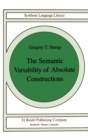 Image for Semantic Variability of Absolute Constructions