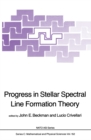 Image for Progress in Stellar Spectral Line Formation Theory : v.152