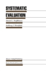 Image for Systematic Evaluation: A Self-Instructional Guide to Theory and Practice