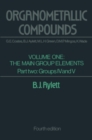 Image for Organometallic compounds.: (Groups IV and V) : Vol.1 : The main group elements. Part 2,