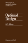 Image for Optimal Design: An Introduction to the Theory for Parameter Estimation
