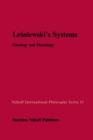 Image for Lesniewski&#39;s systems : v.13