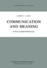 Image for Communication and Meaning