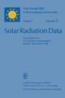 Image for Solar radiation data: proceedings of the EC Contractors&#39; Meeting held in Brussels, 18-19 October 1982 : v.2