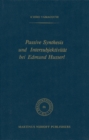 Image for Passive Synthesis und Intersubjektivitat bei Edmund Husserl