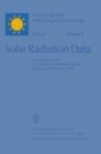 Image for Solar Radiation Data: Proceedings of the EC Contractors&#39; Meeting held in Brussels, 20 November 1981