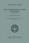 Image for Annual Bibliography of Indian Archaeology: Volume XXII for the Years 1967-1969 : 22