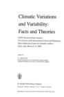 Image for Climatic Variations and Variability: Facts and Theories