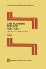 Image for Can planning replace politics?: the Israeli experience