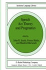 Image for Speech act theory and pragmatics