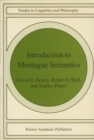 Image for Introduction to Montague Semantics
