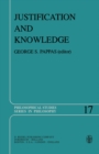 Image for Justification and Knowledge: New Studies in Epistemology