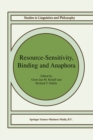 Image for Resource-Sensitivity, Binding and Anaphora